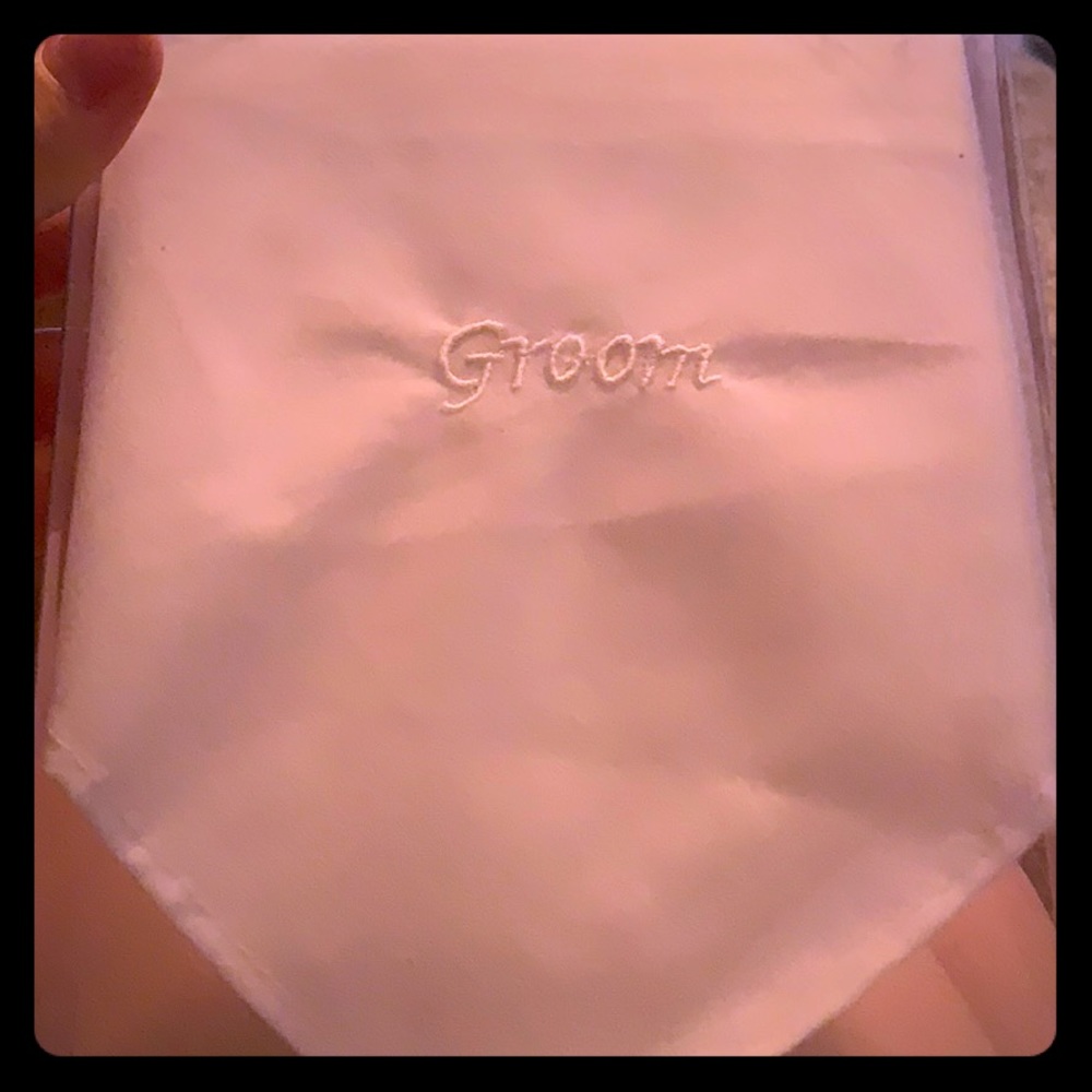 Groom hanky